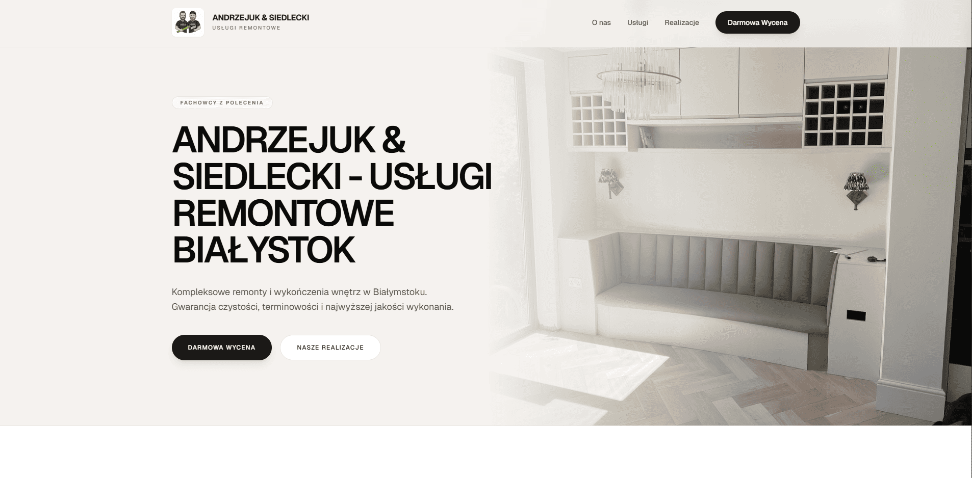 Zrzut ekranu Firma Remontowa