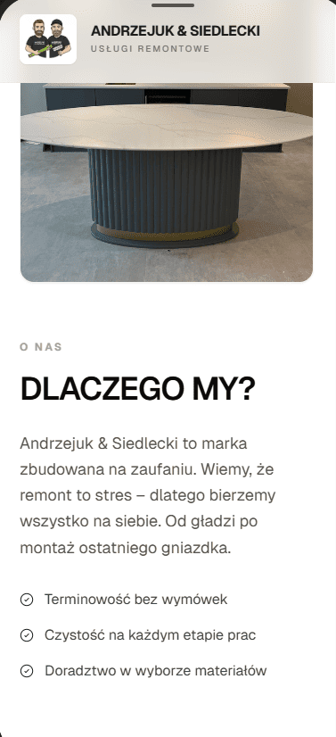 Zrzut ekranu Firma Remontowa